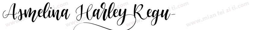 Asmelina Harley Regu字体转换